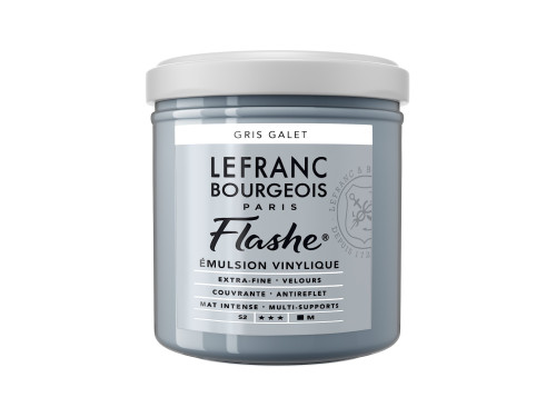 Acrylic paint Flashe - Lefranc & Bourgeois - Stone Grey, 125 ml