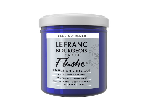 Acrylic paint Flashe - Lefranc & Bourgeois - Ultramarine, 125 ml
