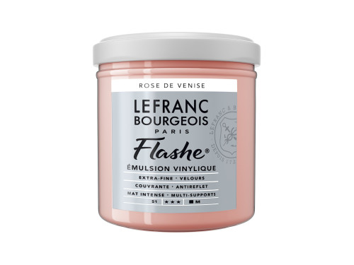 Acrylic paint Flashe - Lefranc & Bourgeois - Venetian Pink, 125 ml
