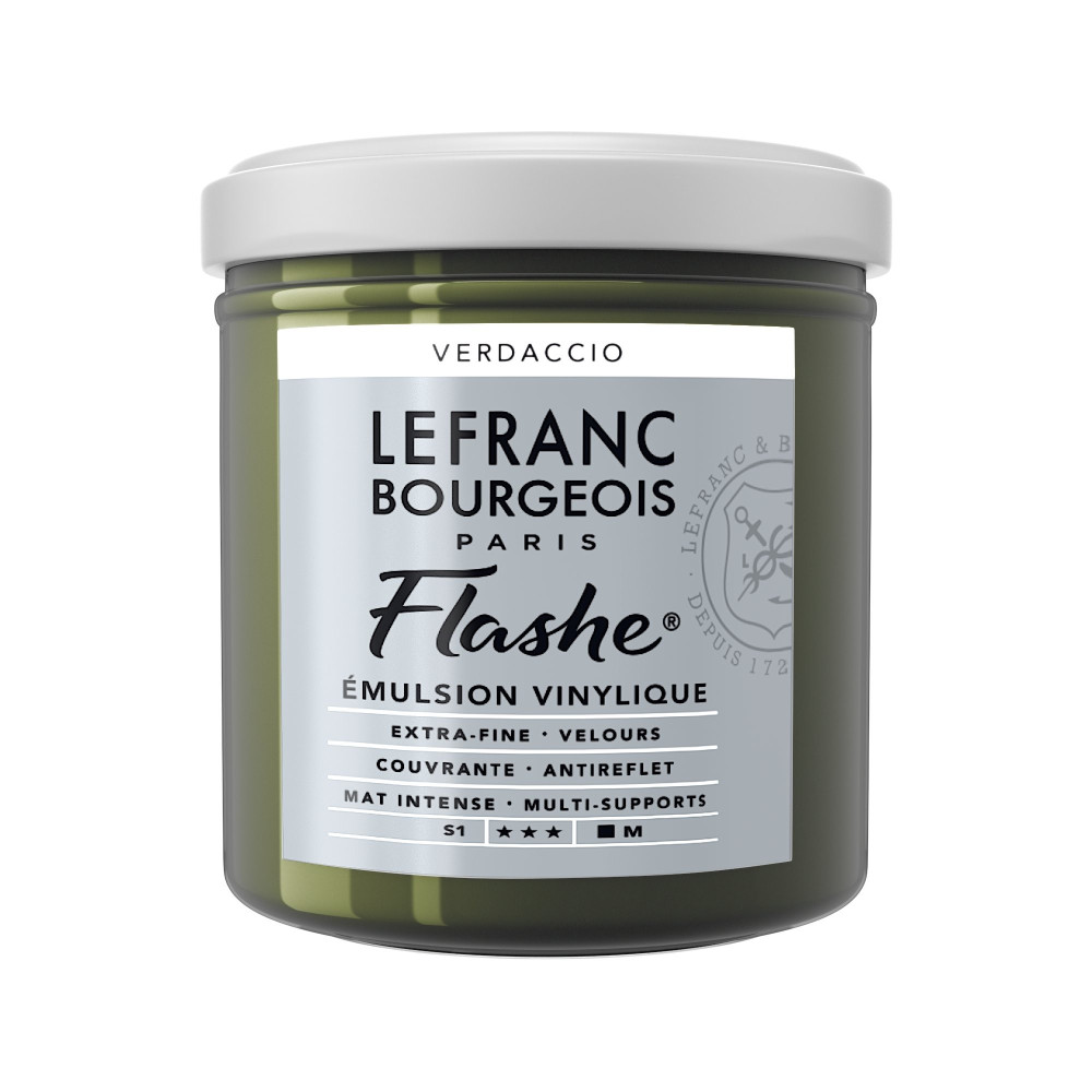 Acrylic paint Flashe - Lefranc & Bourgeois - Verdaccio, 125 ml