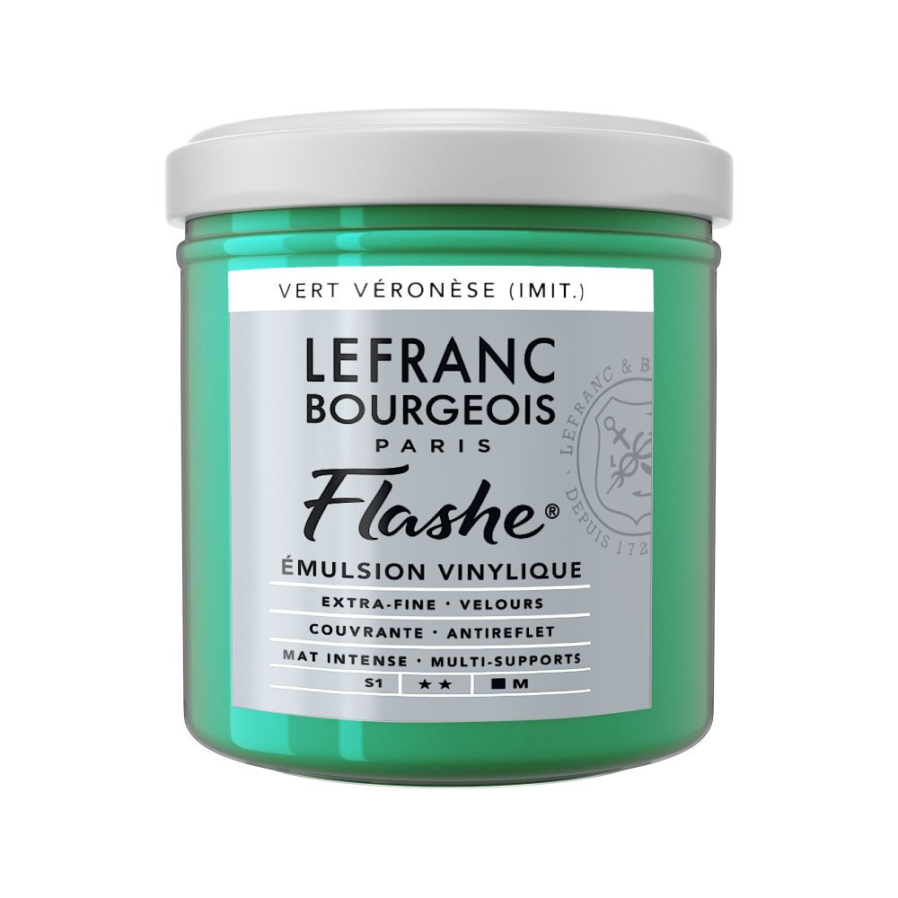 Acrylic paint Flashe - Lefranc & Bourgeois - Veronese Green Hue, 125 ml