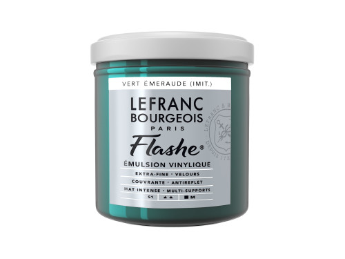 Farba akrylowa Flashe - Lefranc & Bourgeois - Viridian Hue, 125 ml