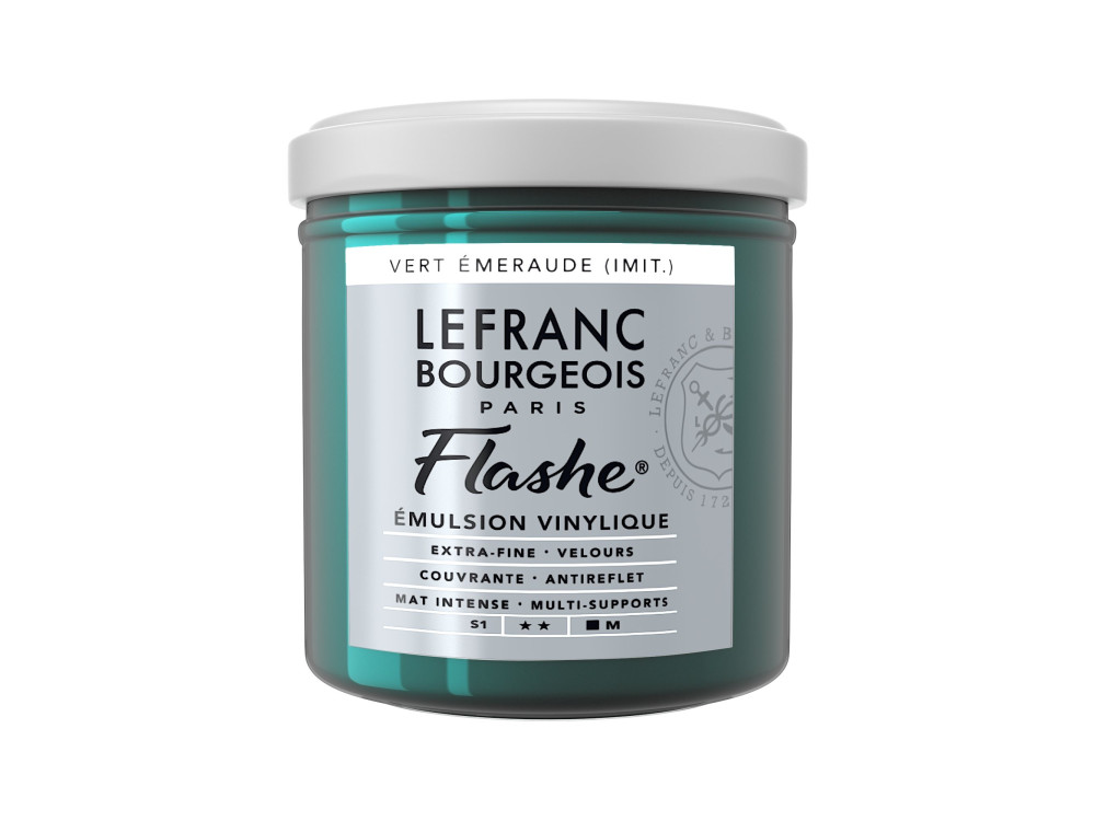 Farba akrylowa Flashe - Lefranc & Bourgeois - Viridian Hue, 125 ml