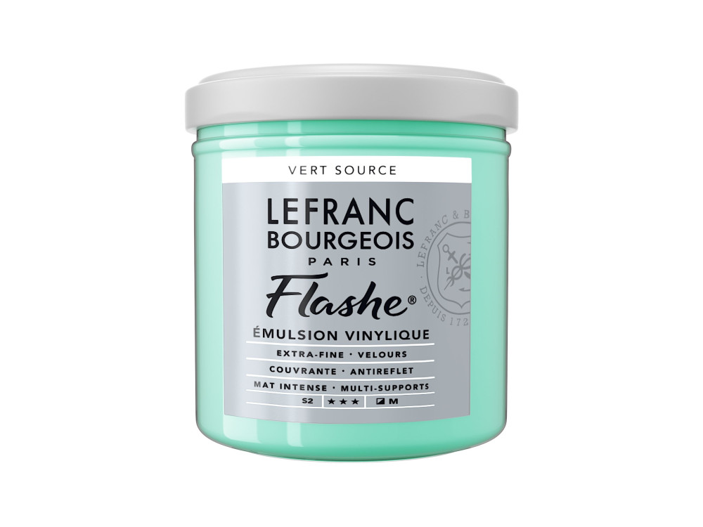 Acrylic paint Flashe - Lefranc & Bourgeois - Water Green, 125 ml