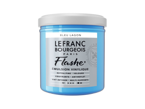 Farba akrylowa Flashe - Lefranc & Bourgeois - Lagoon Blue, 125 ml