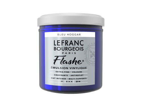 Acrylic paint Flashe - Lefranc & Bourgeois - Phthalocyanine Blue, 125 ml