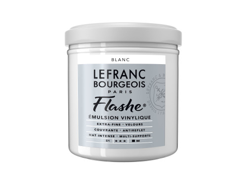 Acrylic paint Flashe - Lefranc & Bourgeois - White, 125 ml