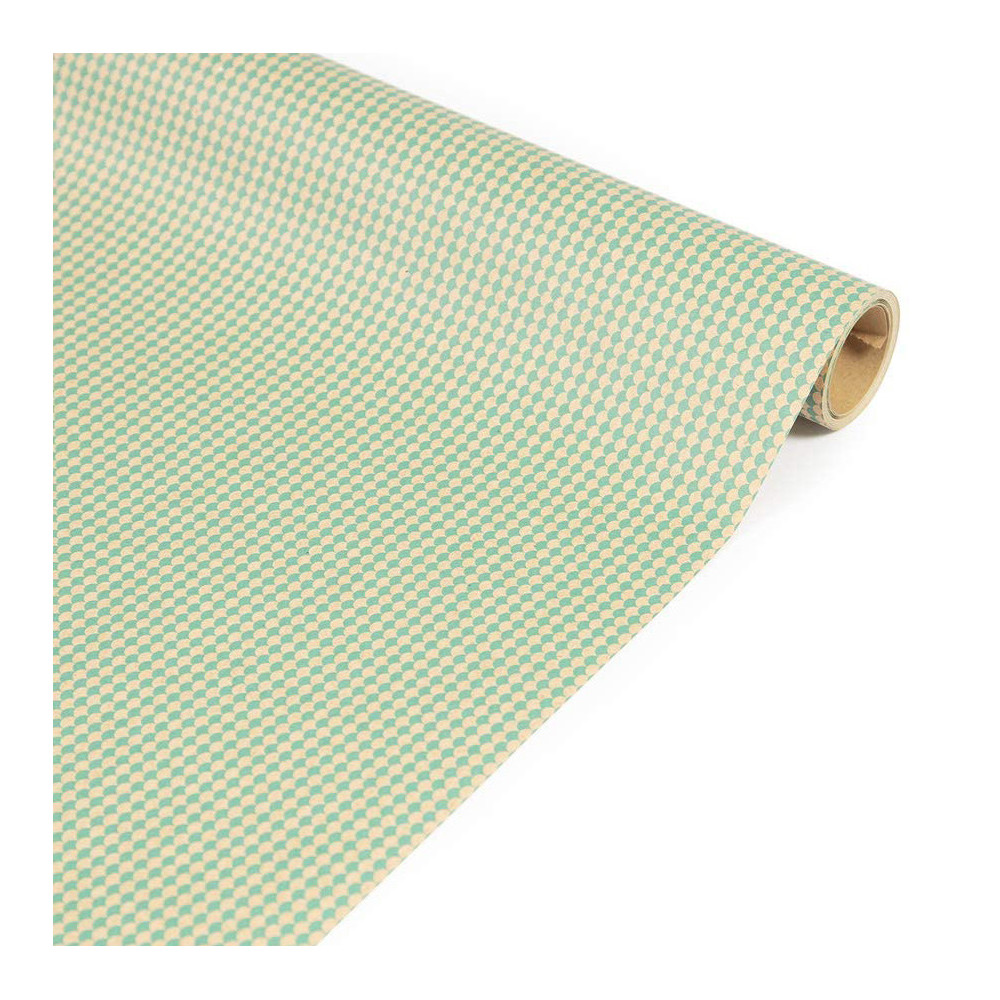 Gift wrapping paper, Greenscale - Clairefontaine - 35 cm x 5 m