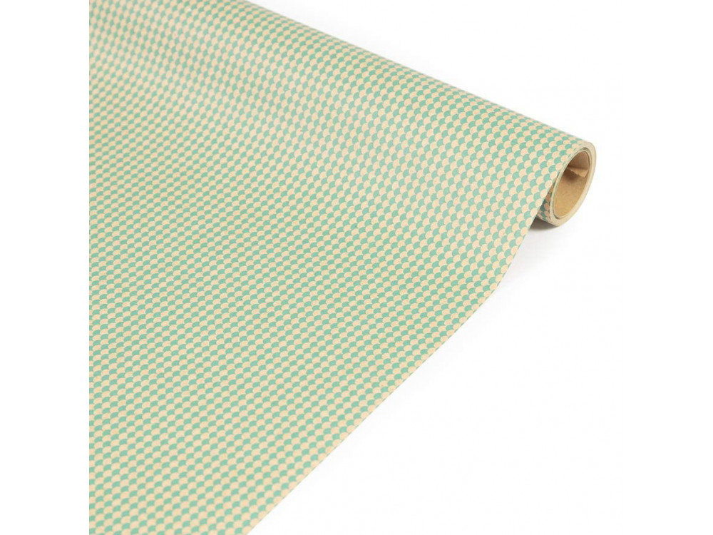 Gift wrapping paper, Greenscale - Clairefontaine - 35 cm x 5 m