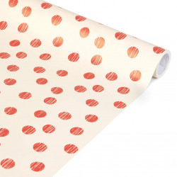 Gift wrapping paper, Dots - Clairefontaine - 35 cm x 5 m