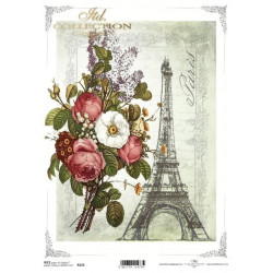 Decoupage paper A4 - ITD Collection - rice, R525