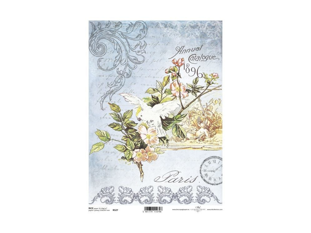 Decoupage paper A4 - ITD Collection - rice, R527