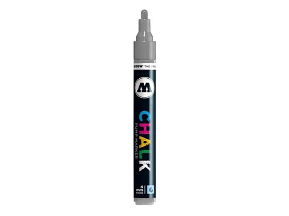 Chalk marker - Molotow - Metallic Silver, 4 mm