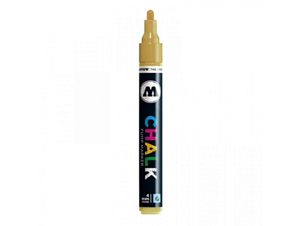 Marker kredowy Chalk - Molotow - Metallic Gold, 4 mm