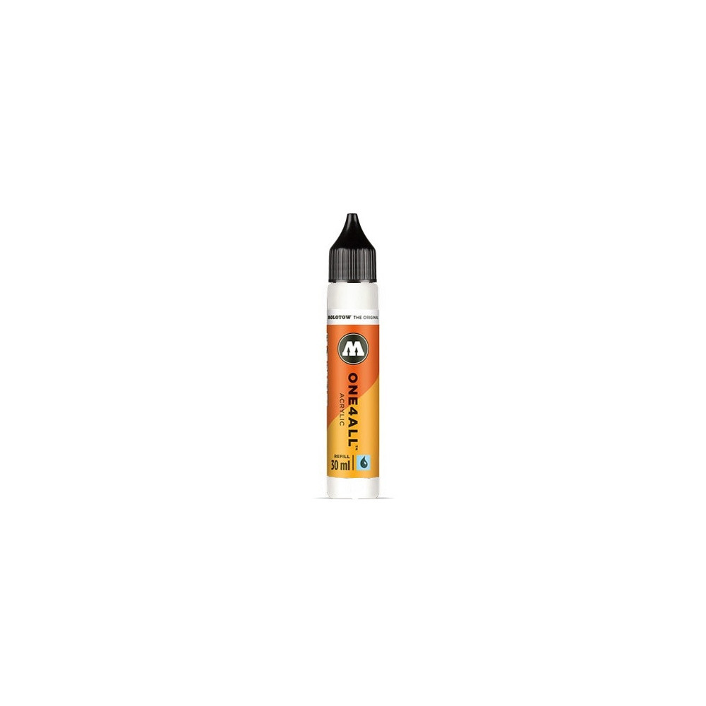 One4All acrylic paint refill - Molotow - Signal White, 30 ml