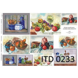 Decoupage paper A4 - ITD Collection - classic, 0233