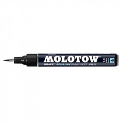 Aqua Softliner Marker - Molotow - Deep Black, 1 mm