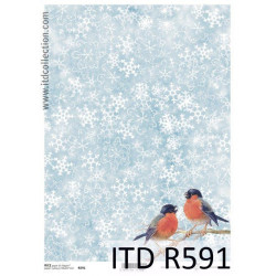 Papier do decoupage A4 - ITD - ryżowy, R591