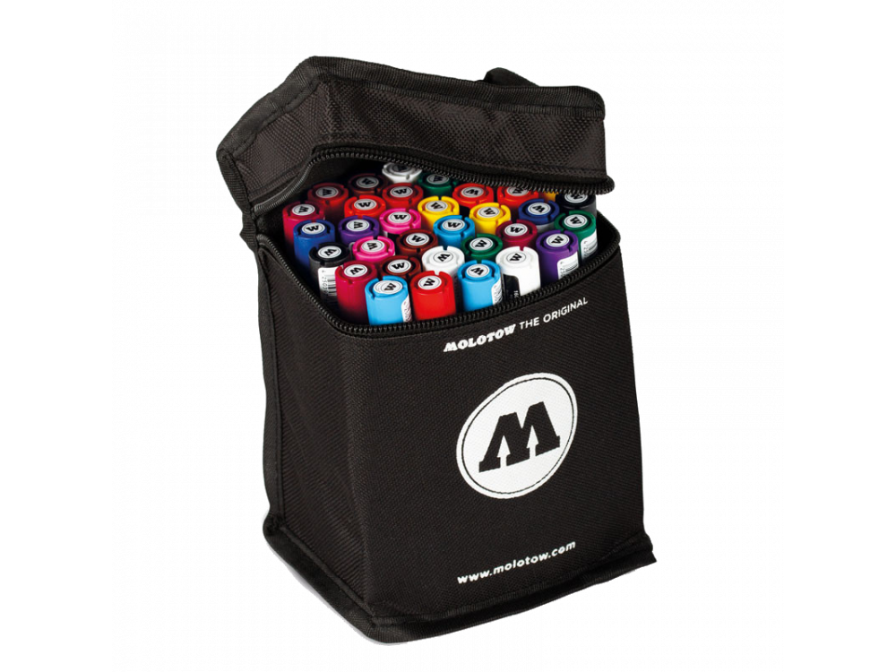 Saszetka, etui na markery - Molotow - 36 miejsc