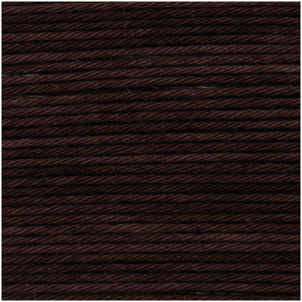 Ricorumi DK cotton yarn - Rico Design - Chocolate, 25 g