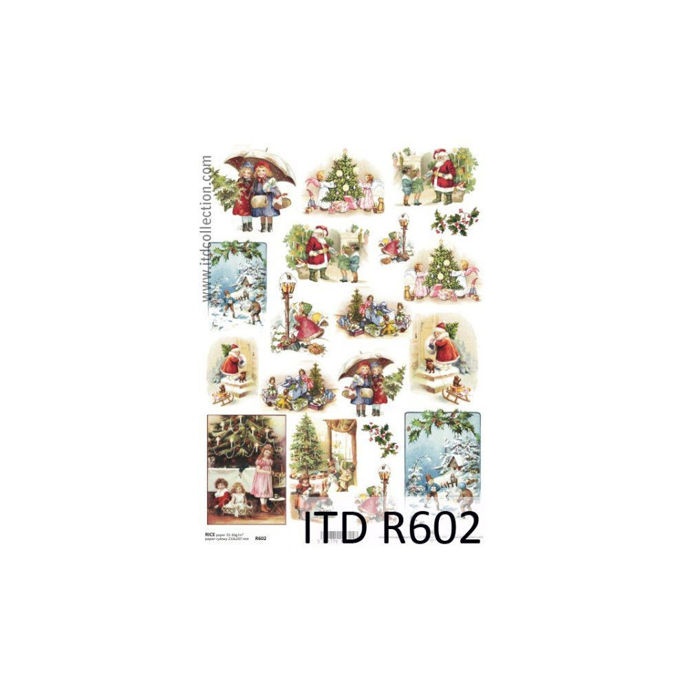 Decoupage paper A4 - ITD Collection - rice, R602