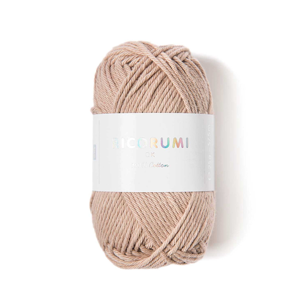 Ricorumi DK cotton yarn - Rico Design - Beige, 25 g
