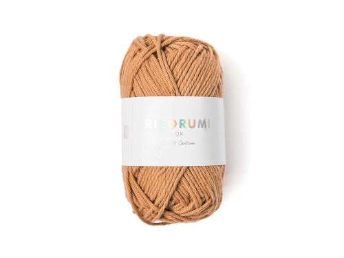Ricorumi DK cotton yarn - Rico Design - Caramel, 25 g