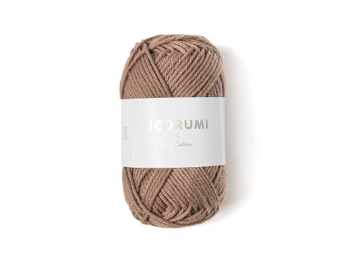 Ricorumi DK cotton yarn - Rico Design - Light Brown, 25 g