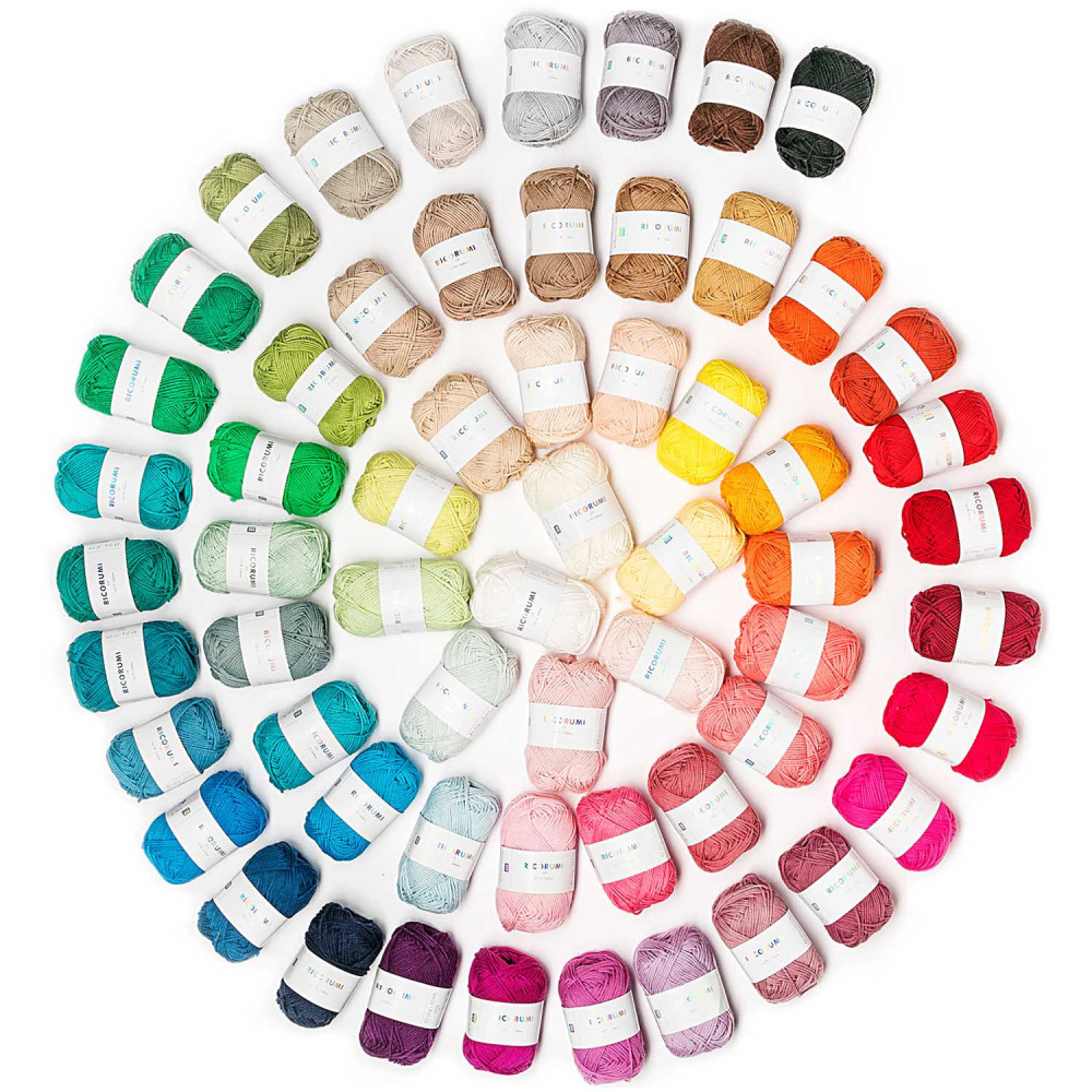 Ricorumi DK cotton yarn - Rico Design - Mastic, 25 g