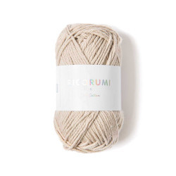 Ricorumi DK cotton yarn - Rico Design - Mastic, 25 g