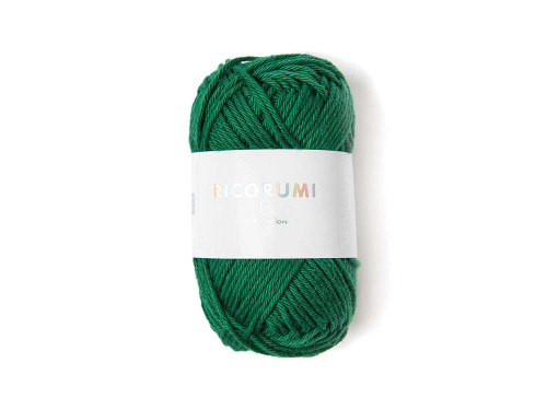 Włóczka bawełniana Ricorumi DK - Rico Design - Fir Green, 25 g