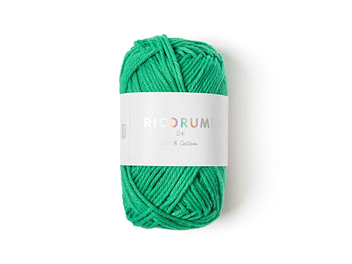 Ricorumi DK cotton yarn - Rico Design - Grass Green, 25 g
