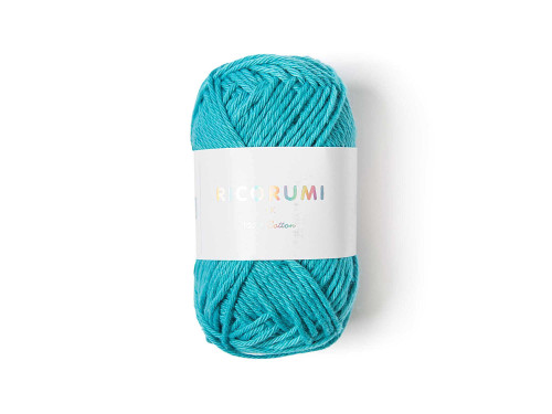 Ricorumi DK cotton yarn - Rico Design - Turquoise, 25 g