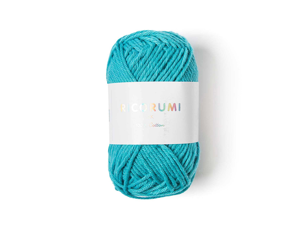 Włóczka bawełniana Ricorumi DK - Rico Design - Turquoise, 25 g