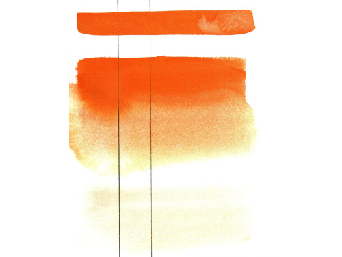 Farba akwarelowa Aquarius - Roman Szmal - 364, Oranż chromowy (imitacja), kostka