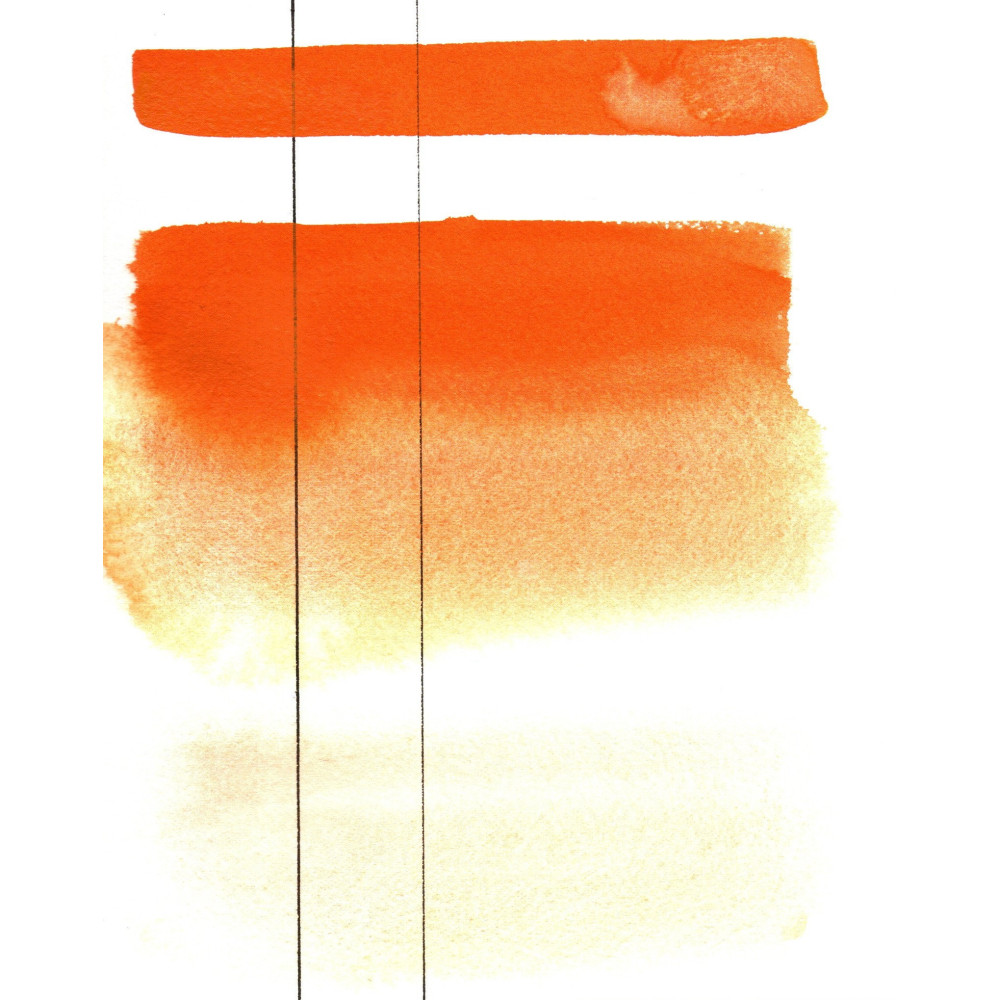 Farba akwarelowa Aquarius - Roman Szmal - 364, Oranż chromowy (imitacja), kostka