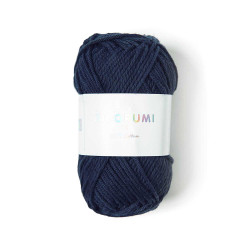 Ricorumi DK cotton yarn - Rico Design - Navy Blue, 25 g