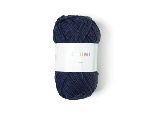 Ricorumi DK cotton yarn - Rico Design - Navy Blue, 25 g