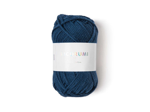 Ricorumi DK cotton yarn - Rico Design - Midnight Blue, 25 g