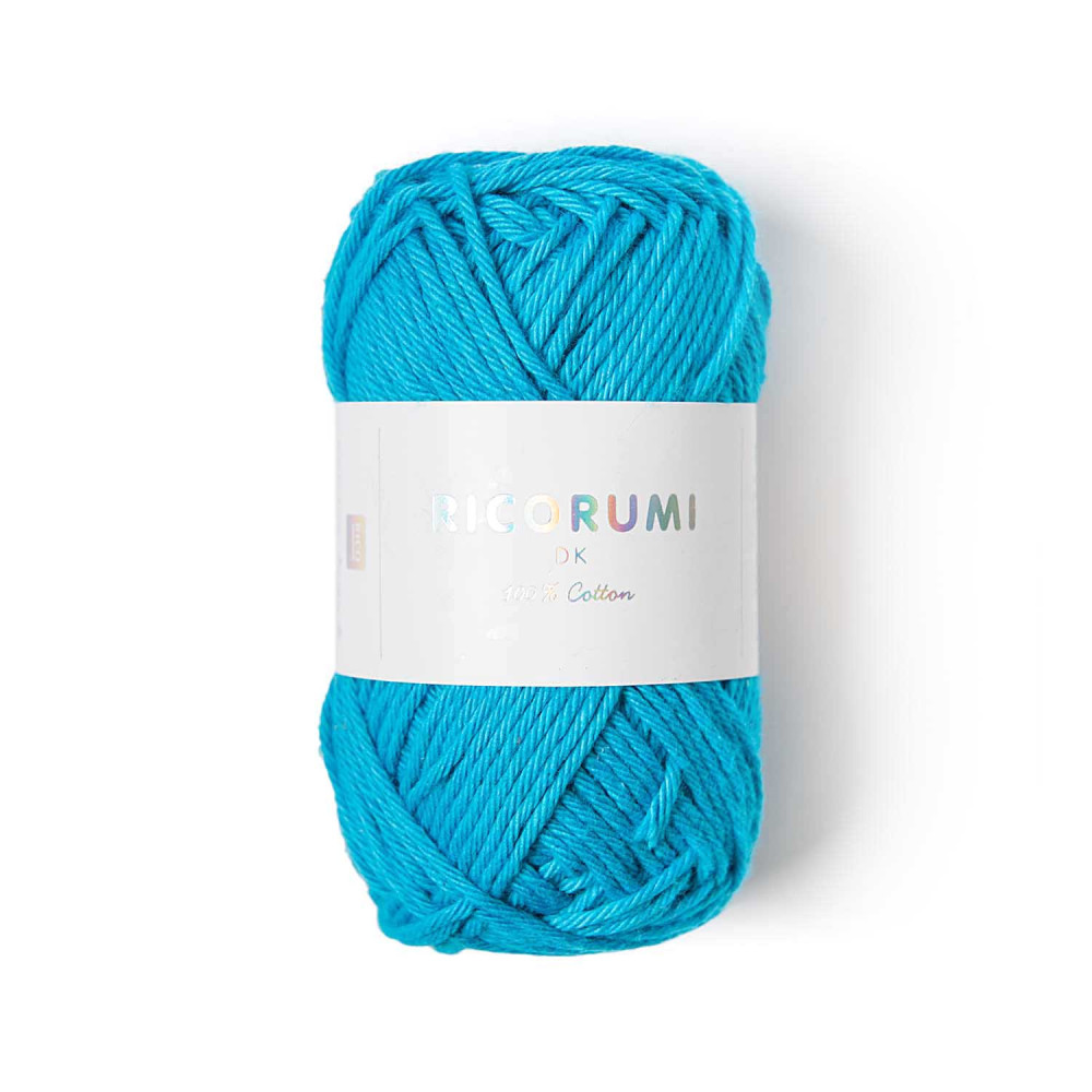 Ricorumi DK cotton yarn - Rico Design - Sky Blue, 25 g