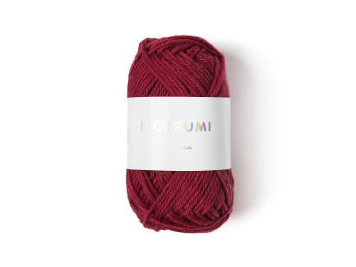 Włóczka bawełniana Ricorumi DK - Rico Design - Burgundy, 25 g