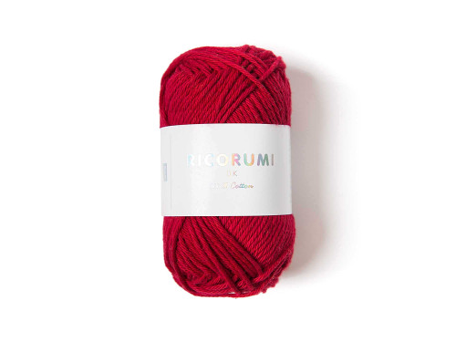 Ricorumi DK cotton yarn - Rico Design - Wine Red, 25 g