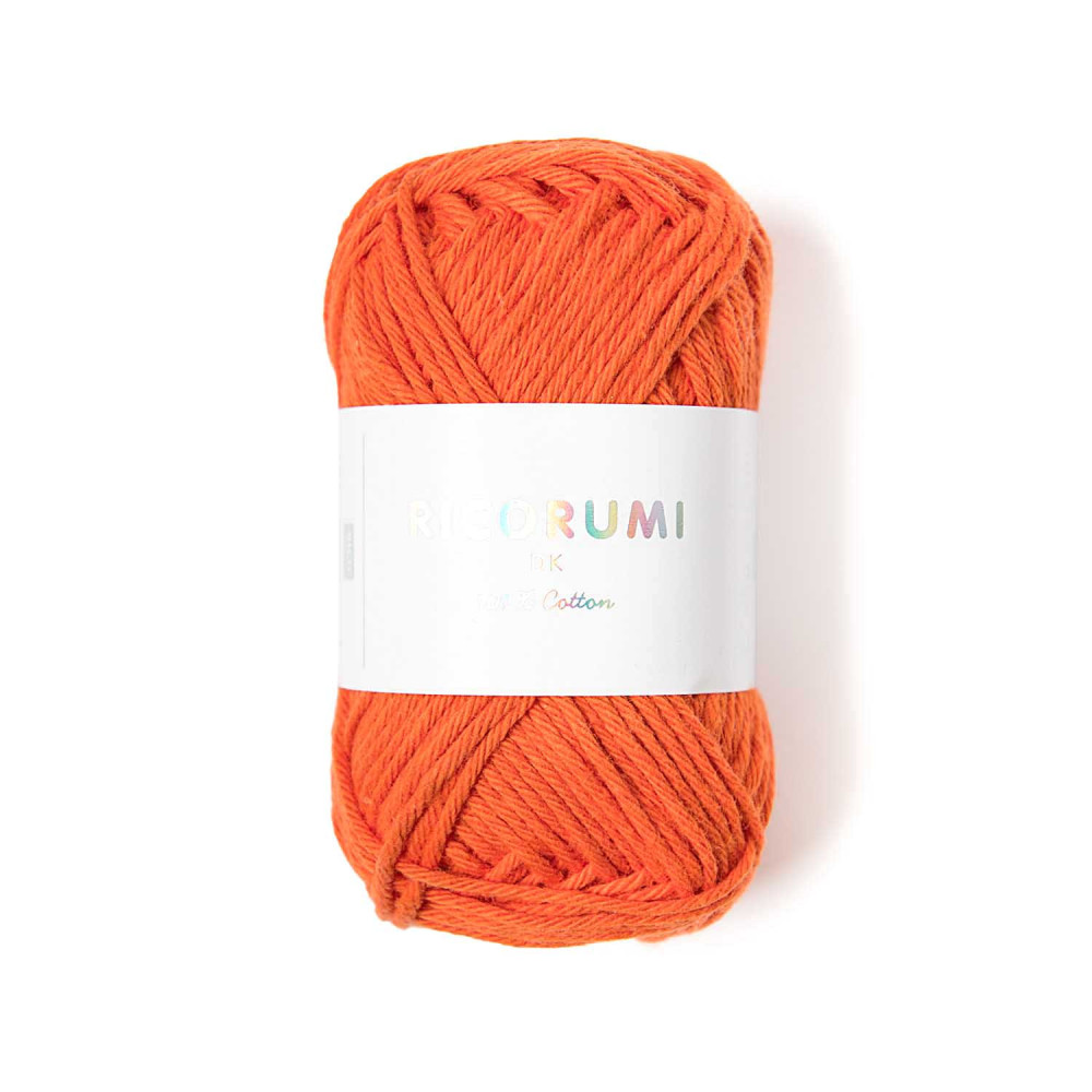 Ricorumi DK cotton yarn - Rico Design - Orange, 25 g