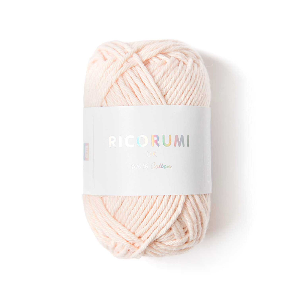 Ricorumi DK cotton yarn - Rico Design - Powder, 25 g