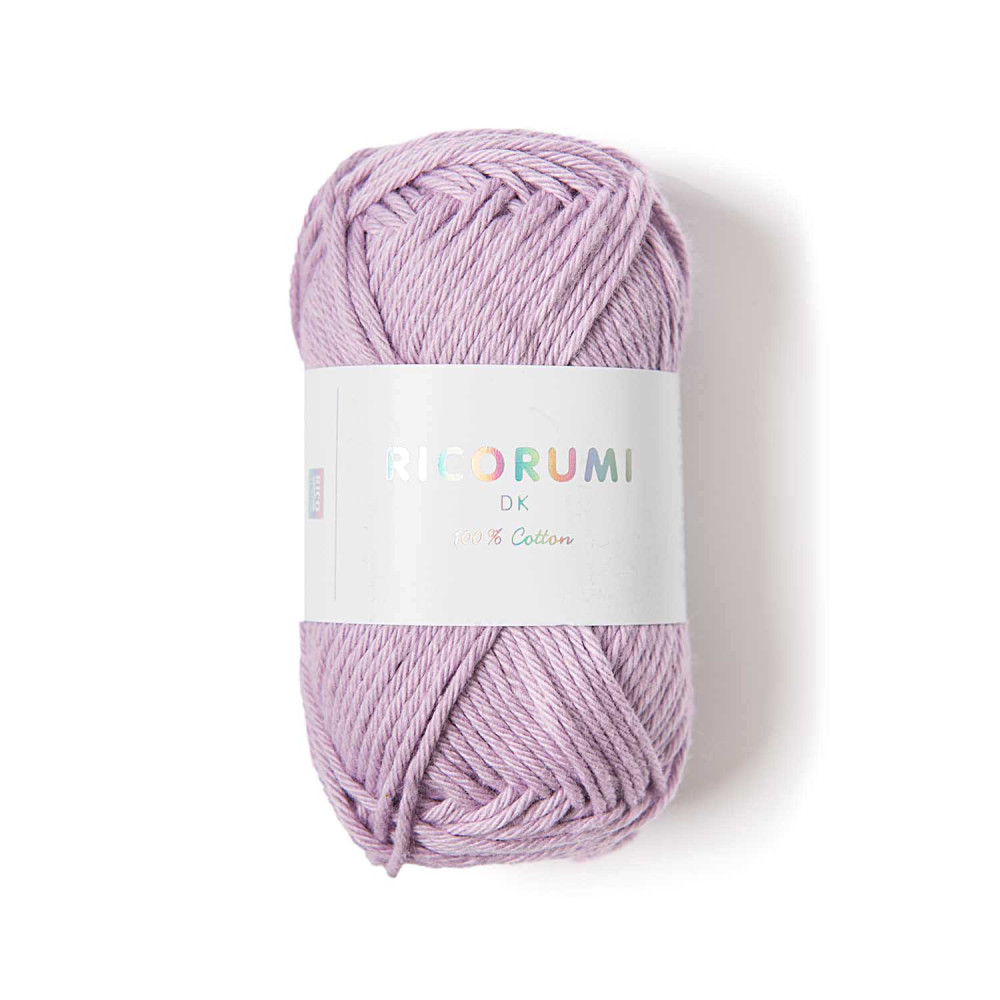 Ricorumi DK cotton yarn - Rico Design - Lilac, 25 g