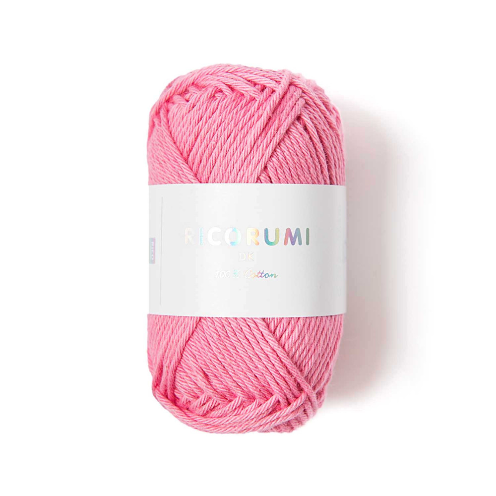 Ricorumi DK cotton yarn - Rico Design - Candy Pink, 25 g