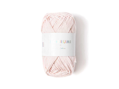 Ricorumi DK cotton yarn - Rico Design - Pastel Pink, 25 g