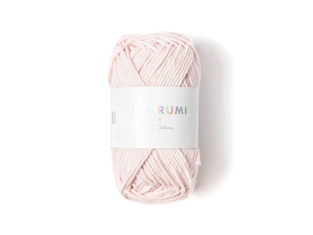 Włóczka bawełniana Ricorumi DK - Rico Design - Pastel Pink, 25 g