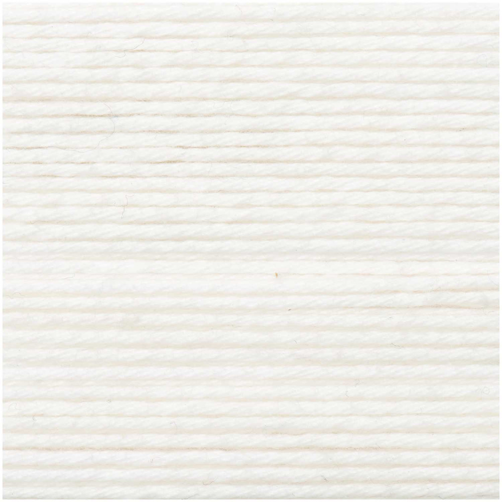Włóczka bawełniana Ricorumi DK - Rico Design - White, 25 g