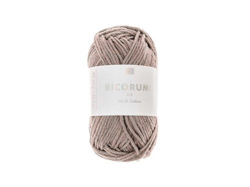 Włóczka bawełniana Ricorumi DK - Rico Design - Grey, 25 g